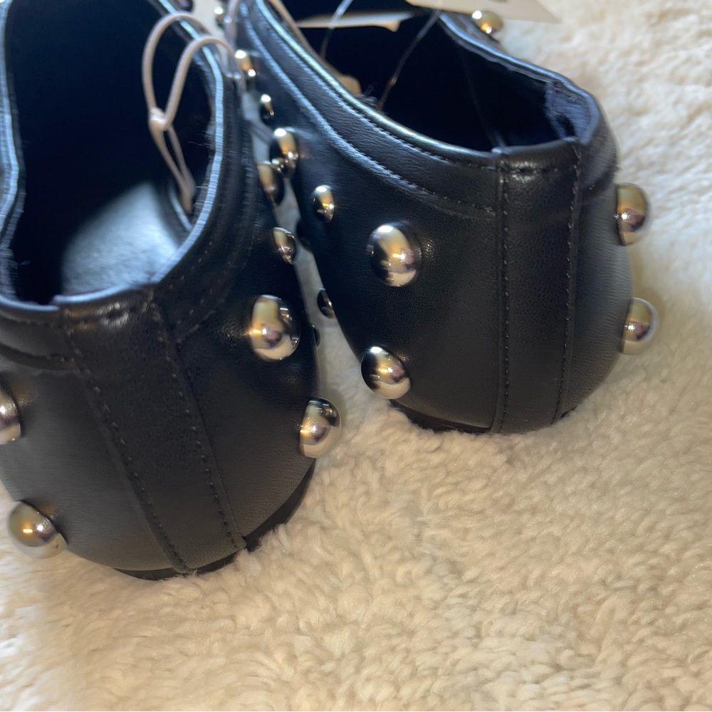 A New Day Sammie Studded Black Ballet Flats with Memory Foam Insole - Picture 9 of 9